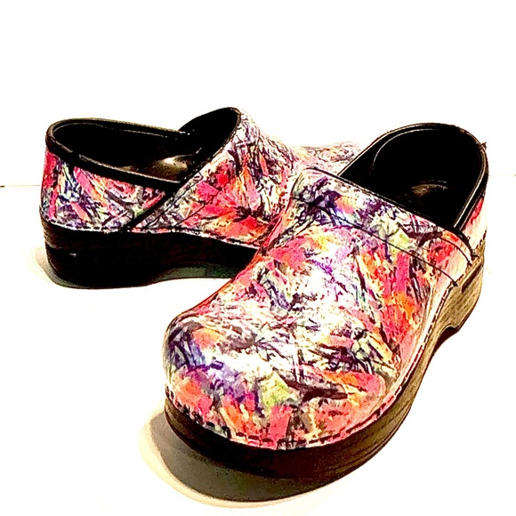 Multi color Dansko Florals - Picture 7 of 12